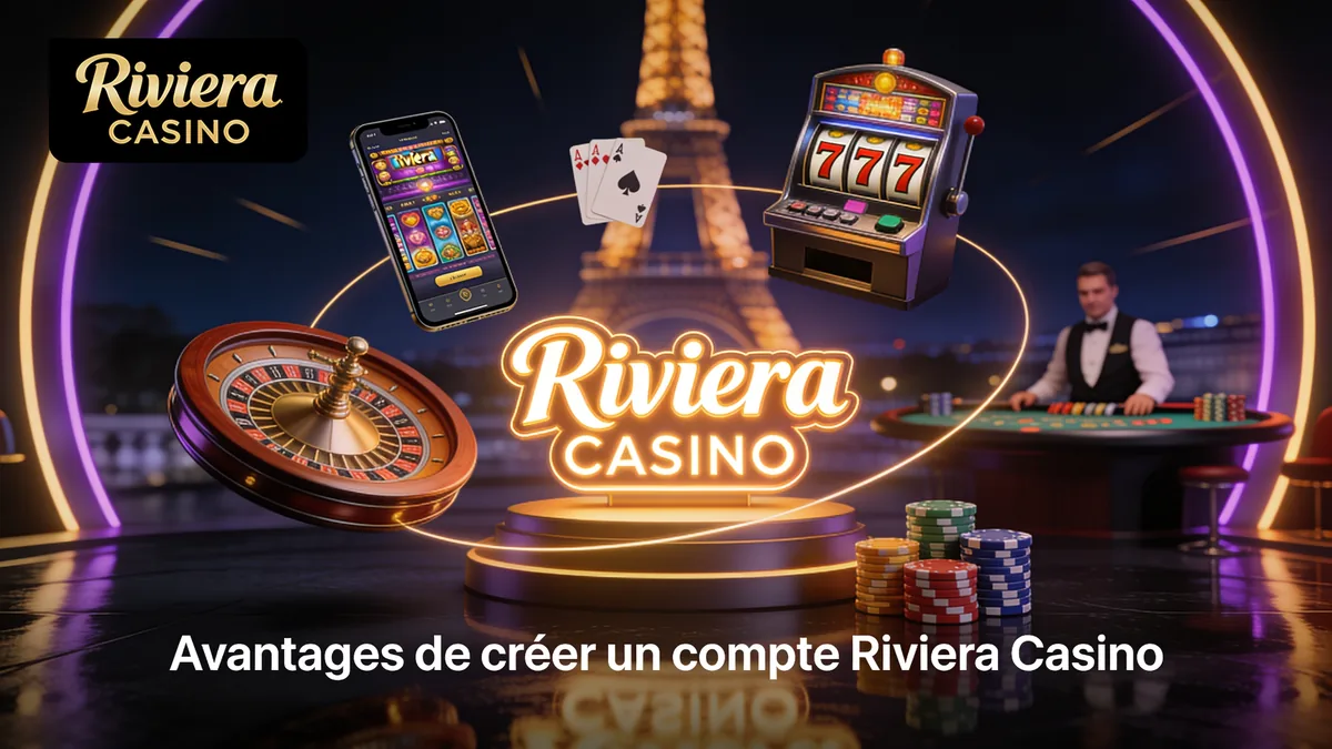 Avantages de créer un compte Riviera Casino : guide riviera casino pour les joueurs en France